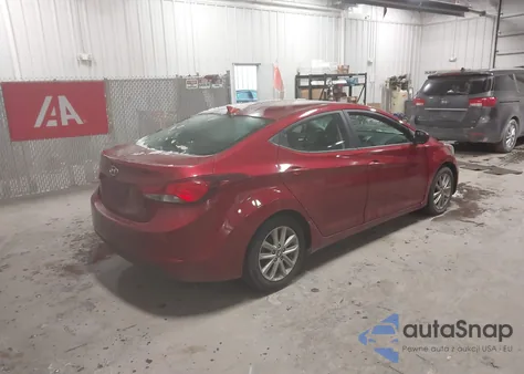 2014 Hyundai Elantra Se z USA, uszkodzony, nr VIN 5NPDH4AEXEH544527